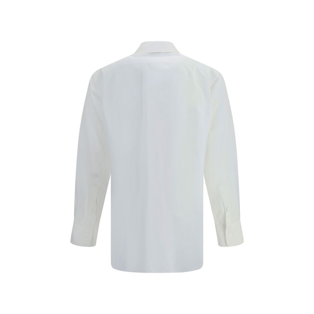 Chemise Alexander McQueen brodée blanche