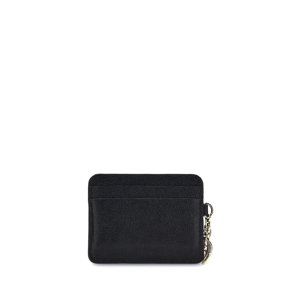 Porte-carte Chloé Charms noir Chloé
