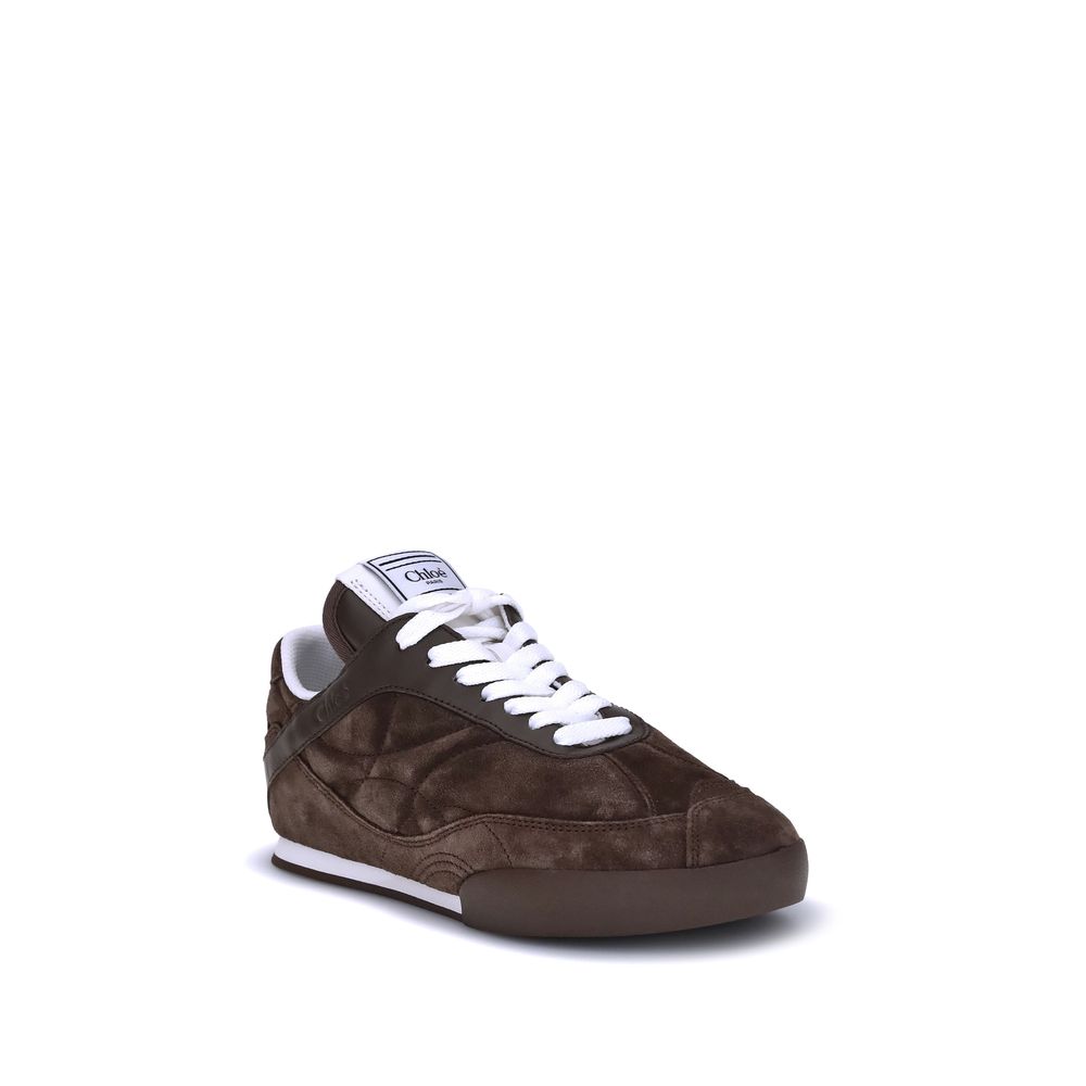 "Baskets Chloé Kick beiges"