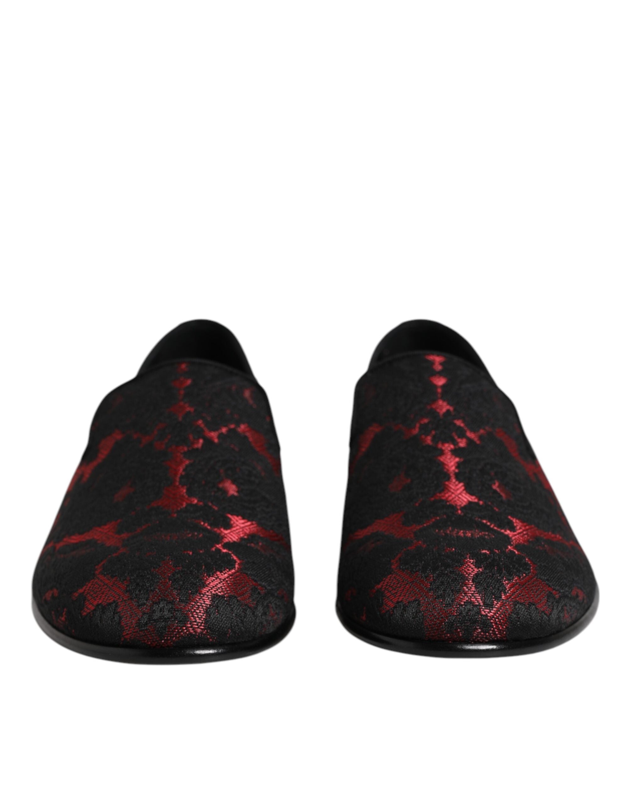Loafers Dolce & Gabbana noirs rouges