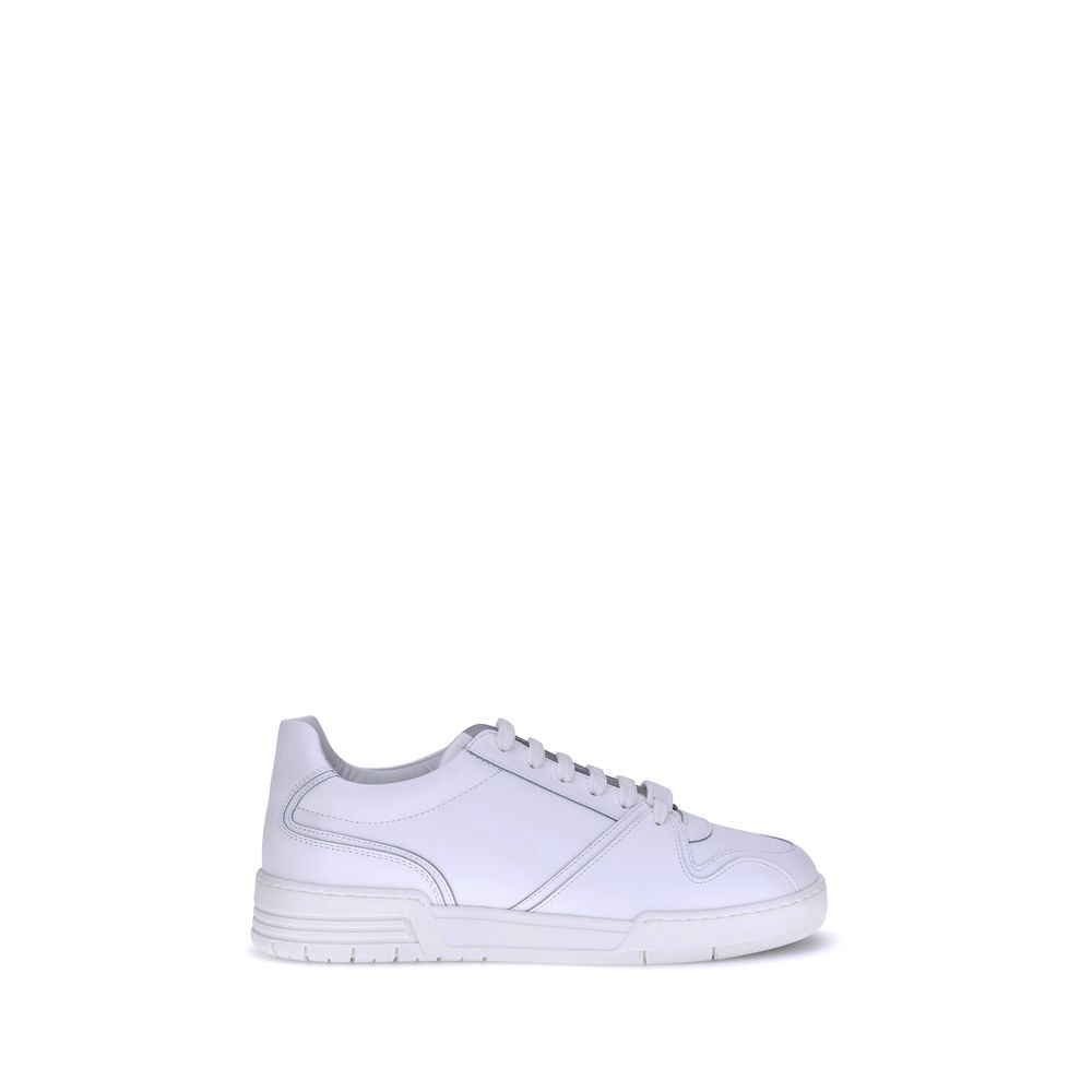 "Baskets Moschino en cuir blanches"