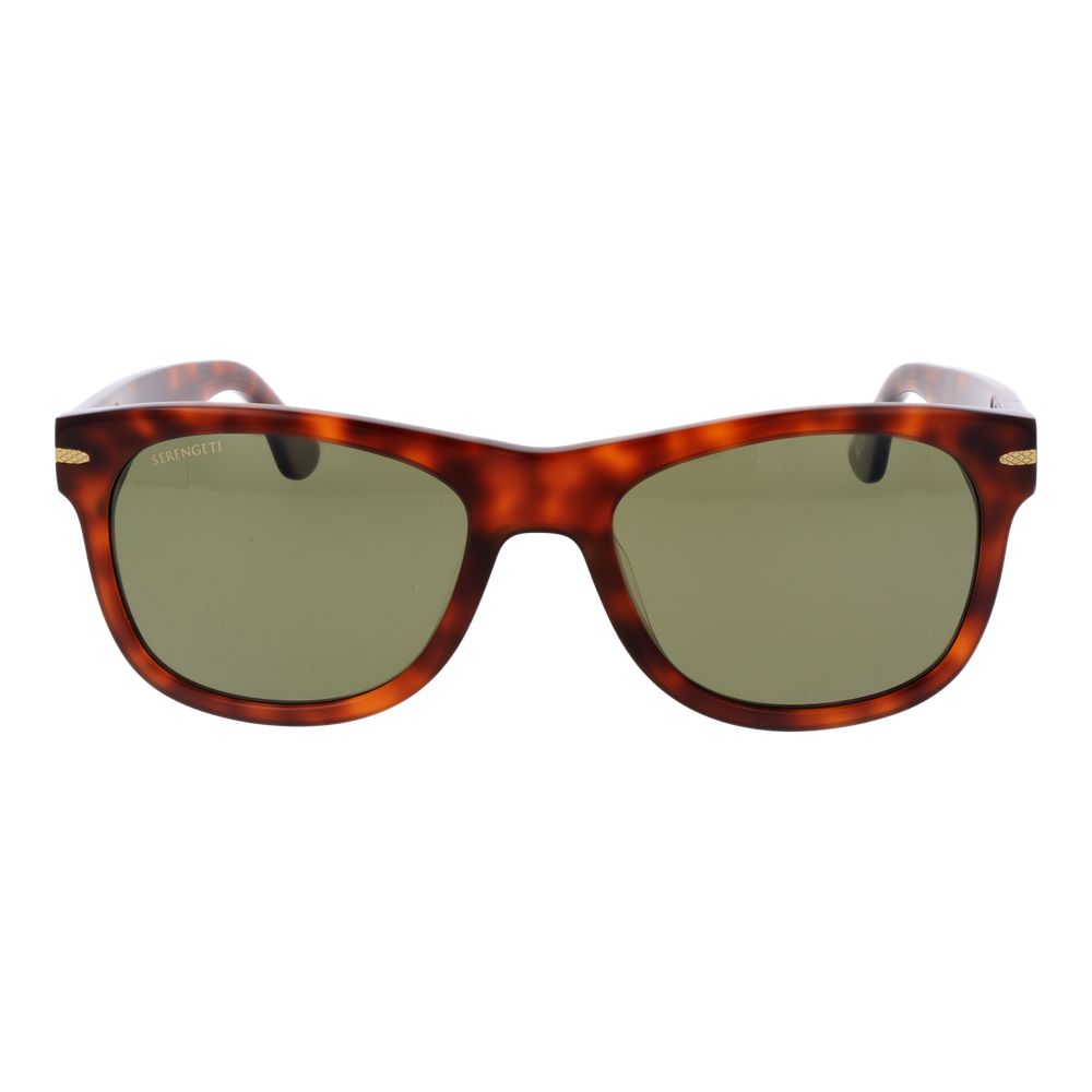 Lunettes de soleil marron vertes