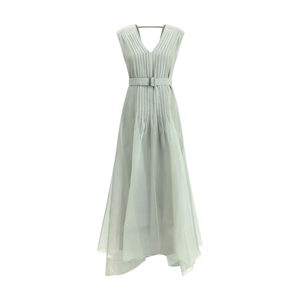 Robe longue Brunello Cucinelli beige