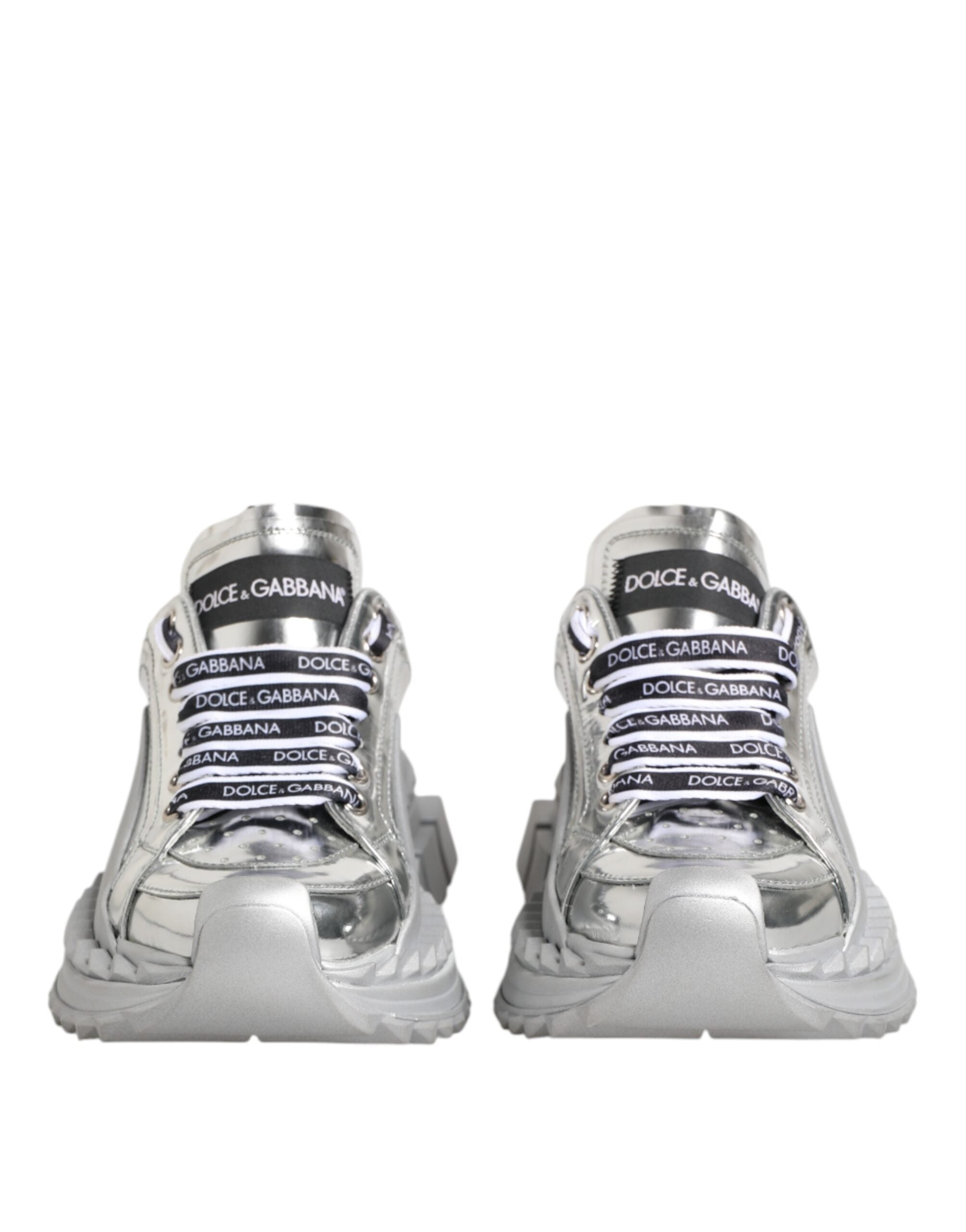 Baskets Dolce & Gabbana Super Queen argentées