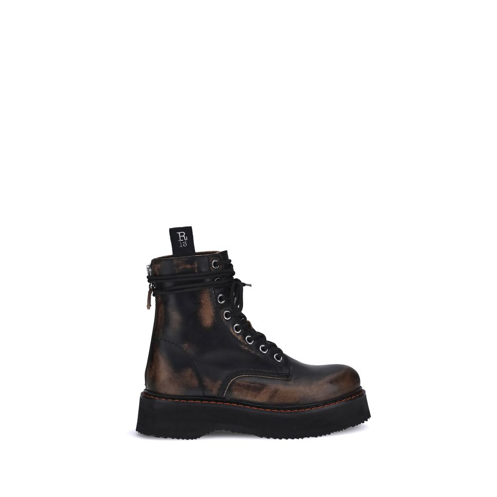Bottines R13 à lacets noires