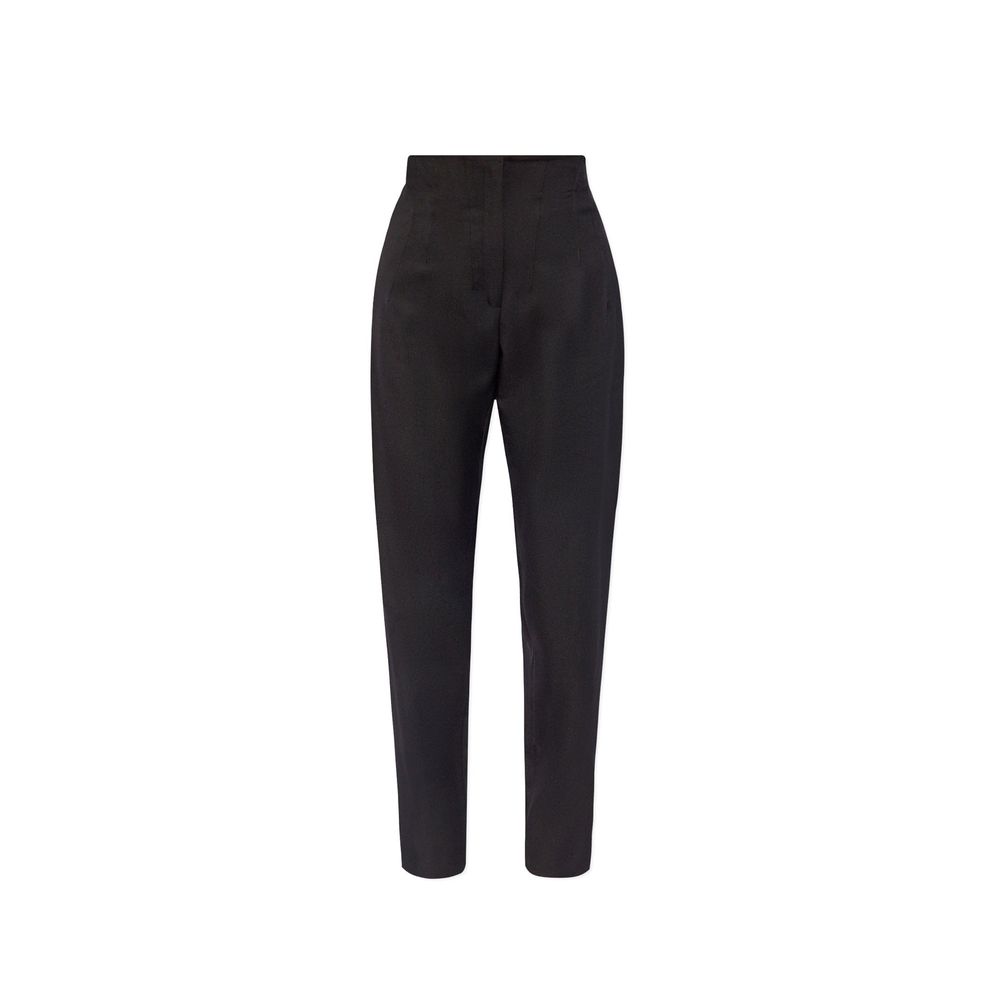 Pantalon Alaïa coupe droite noir