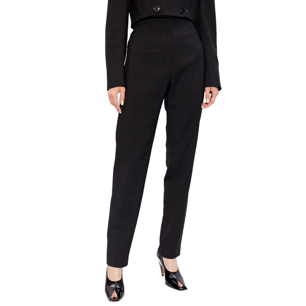 Pantalon Alaïa coupe droite noir