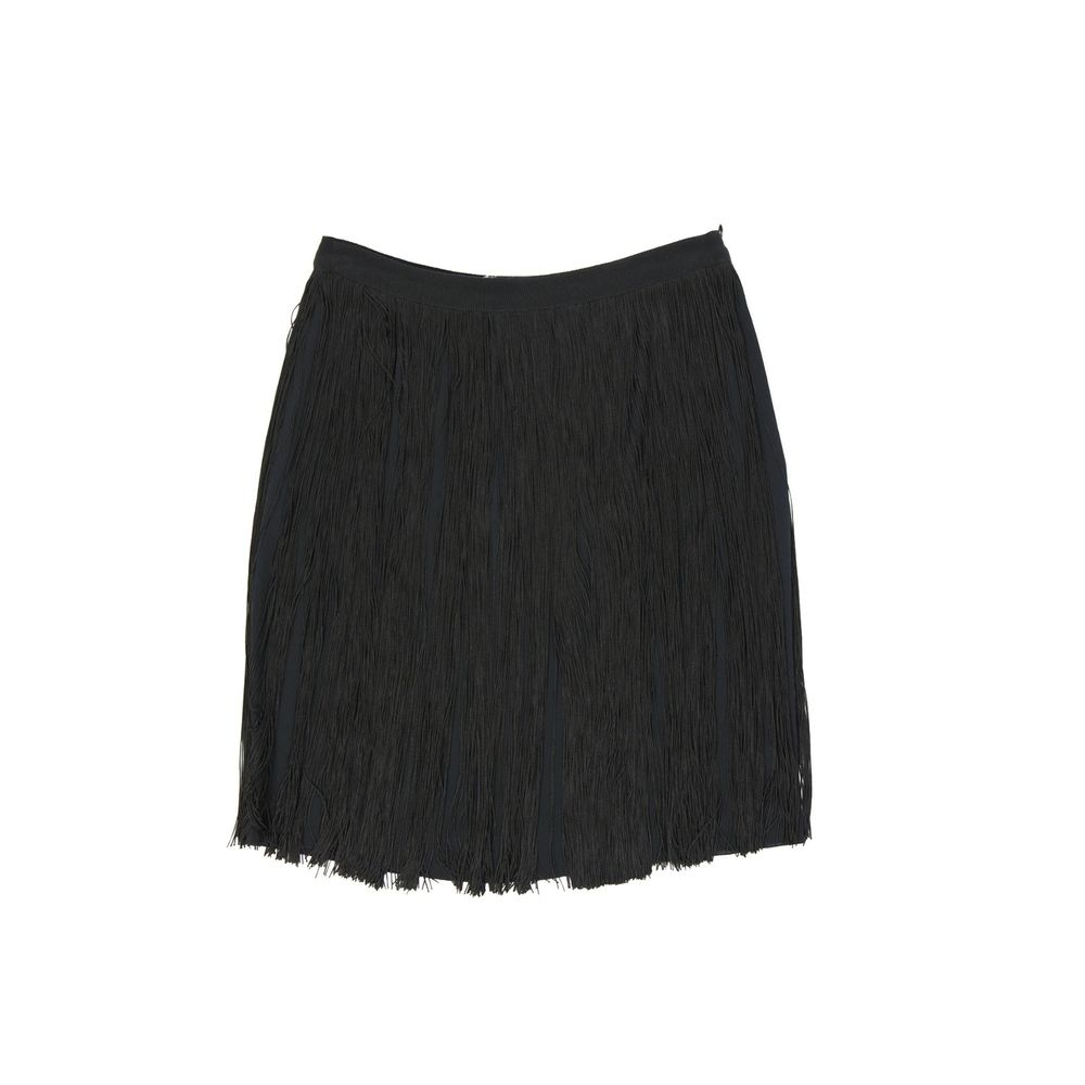 Jupe Alberta Ferretti frangée ivoire