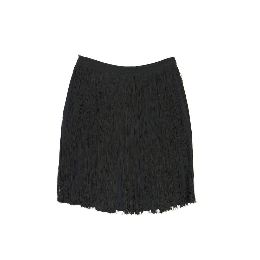 Jupe Alberta Ferretti frangée ivoire