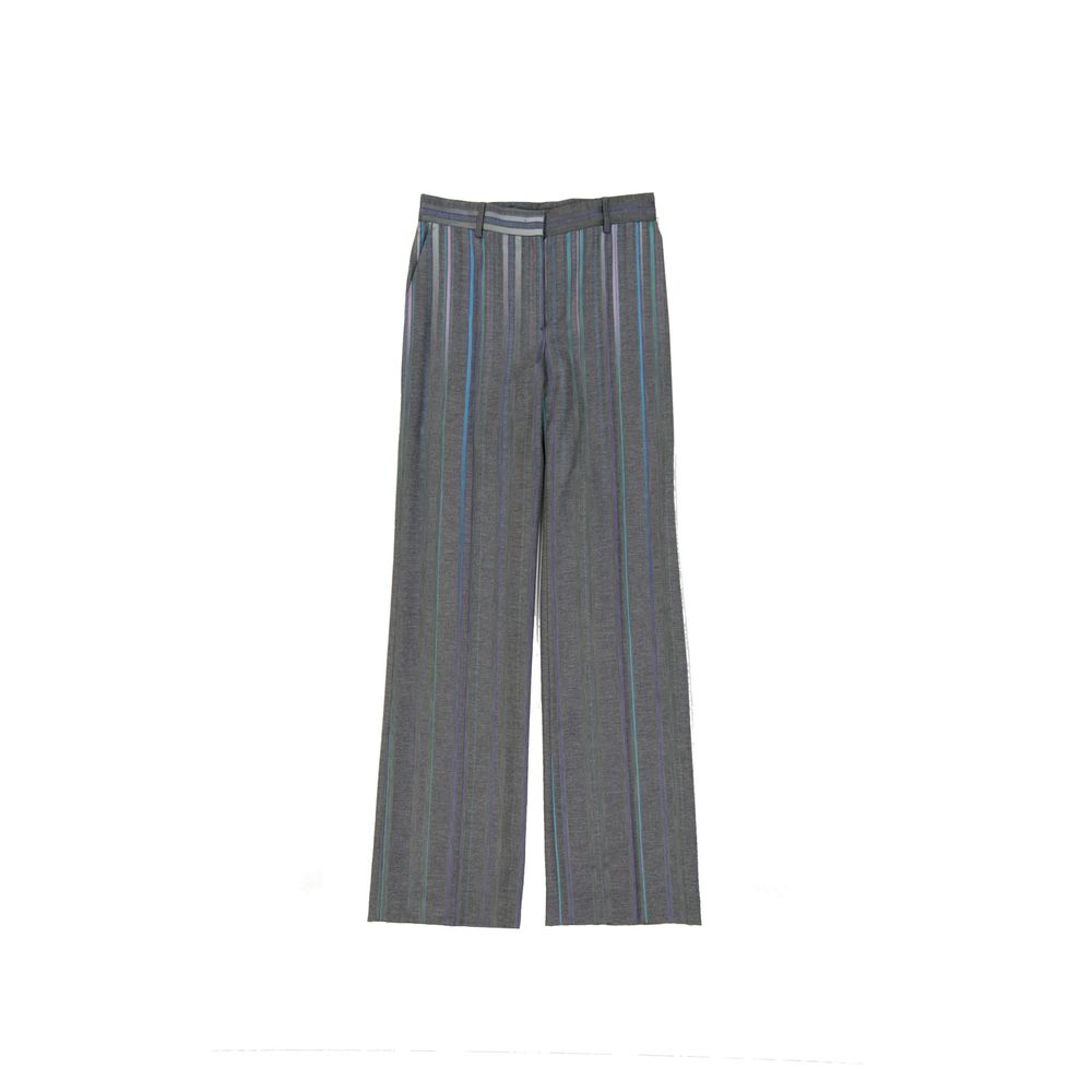 Pantalon Alberta Ferretti évasé noir