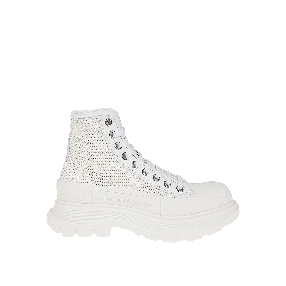 Baskets Alexander McQueen Tread Slick blanches