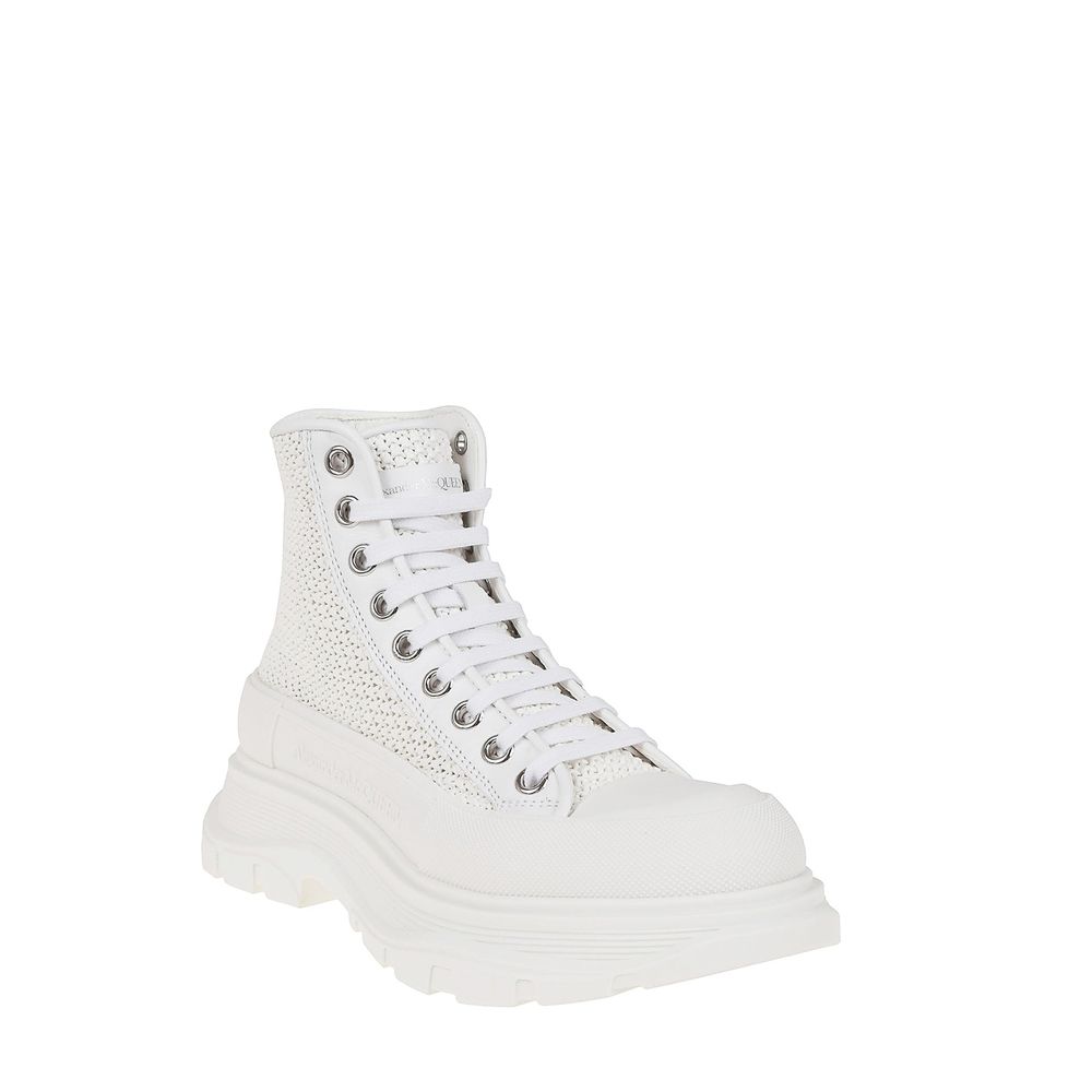 Baskets Alexander McQueen Tread Slick blanches