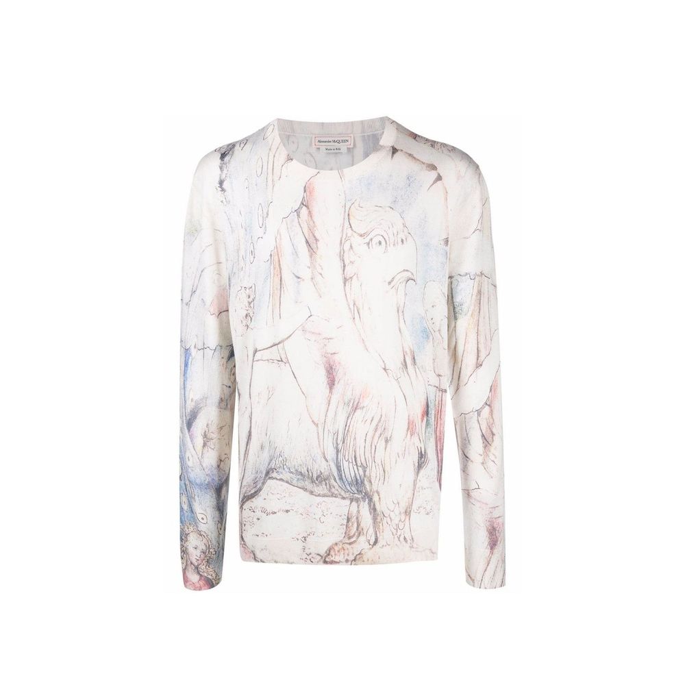 Pull Alexander McQueen Dante blanc