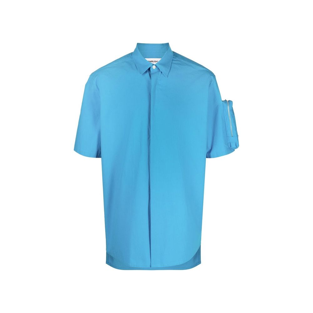 Chemise Ambush à poche zippée blanche