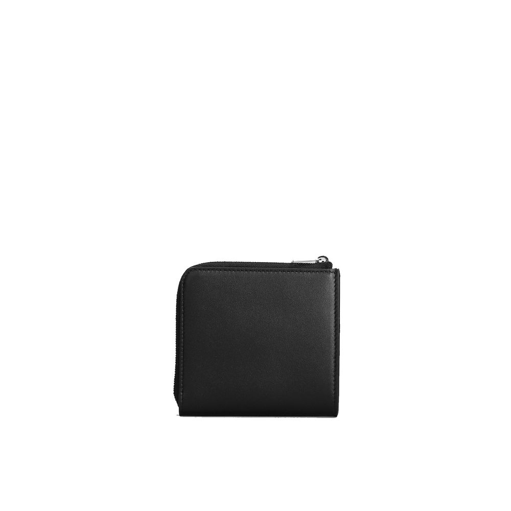 Porte-cartes cuir zippé doré