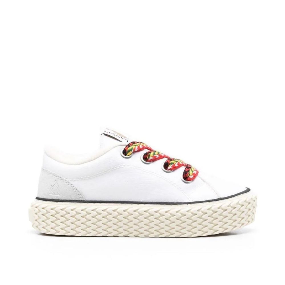 Baskets en cuir blanches