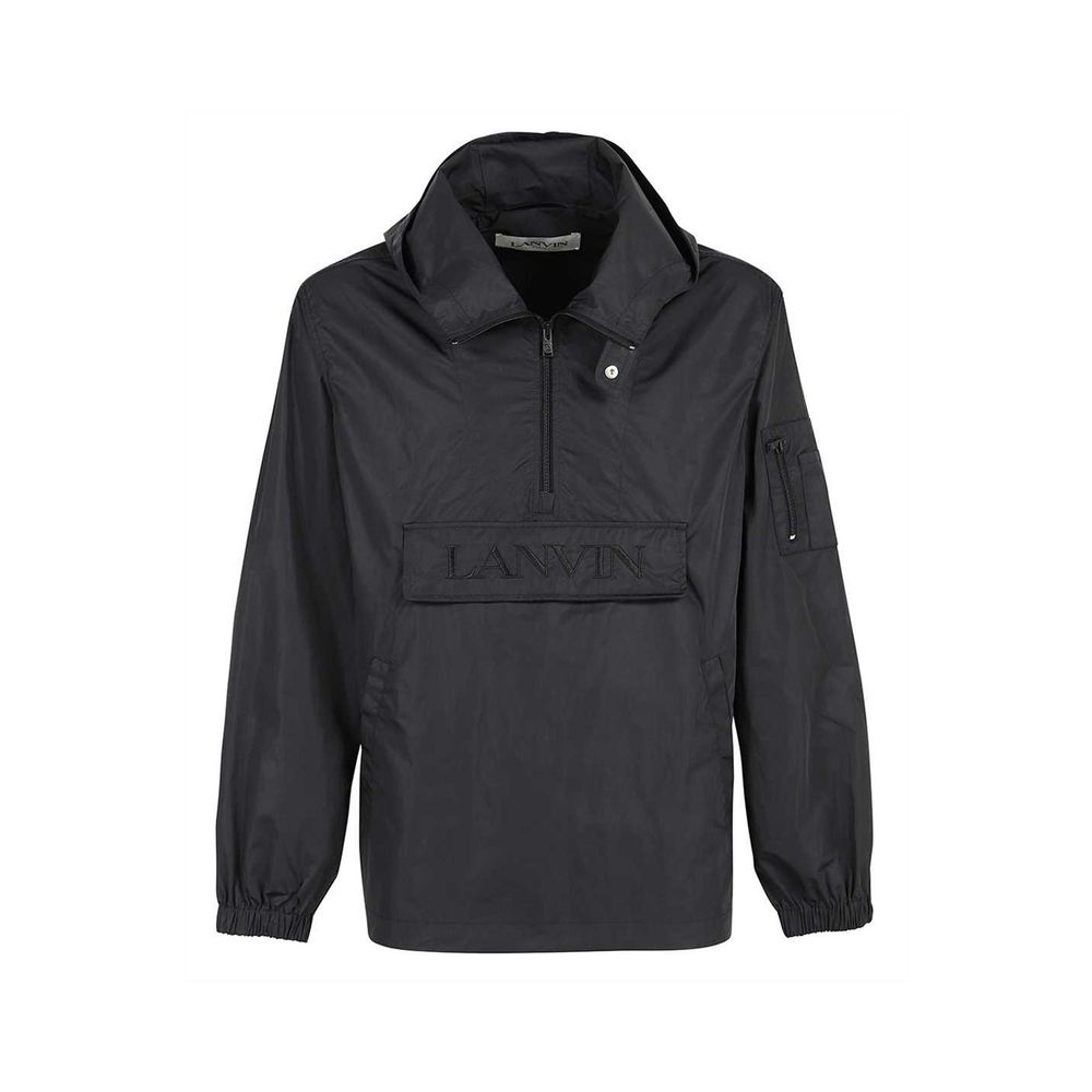 Veste à capuche Logo hommes noires
