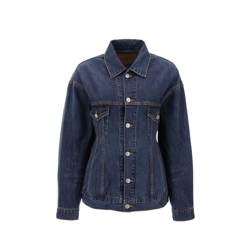 Veste Hourglass en denim bleue