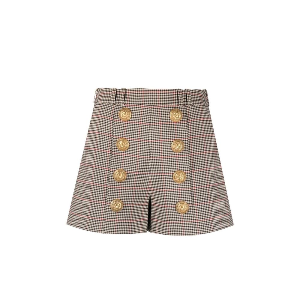 Shorts Balmain Houndstooth noirs