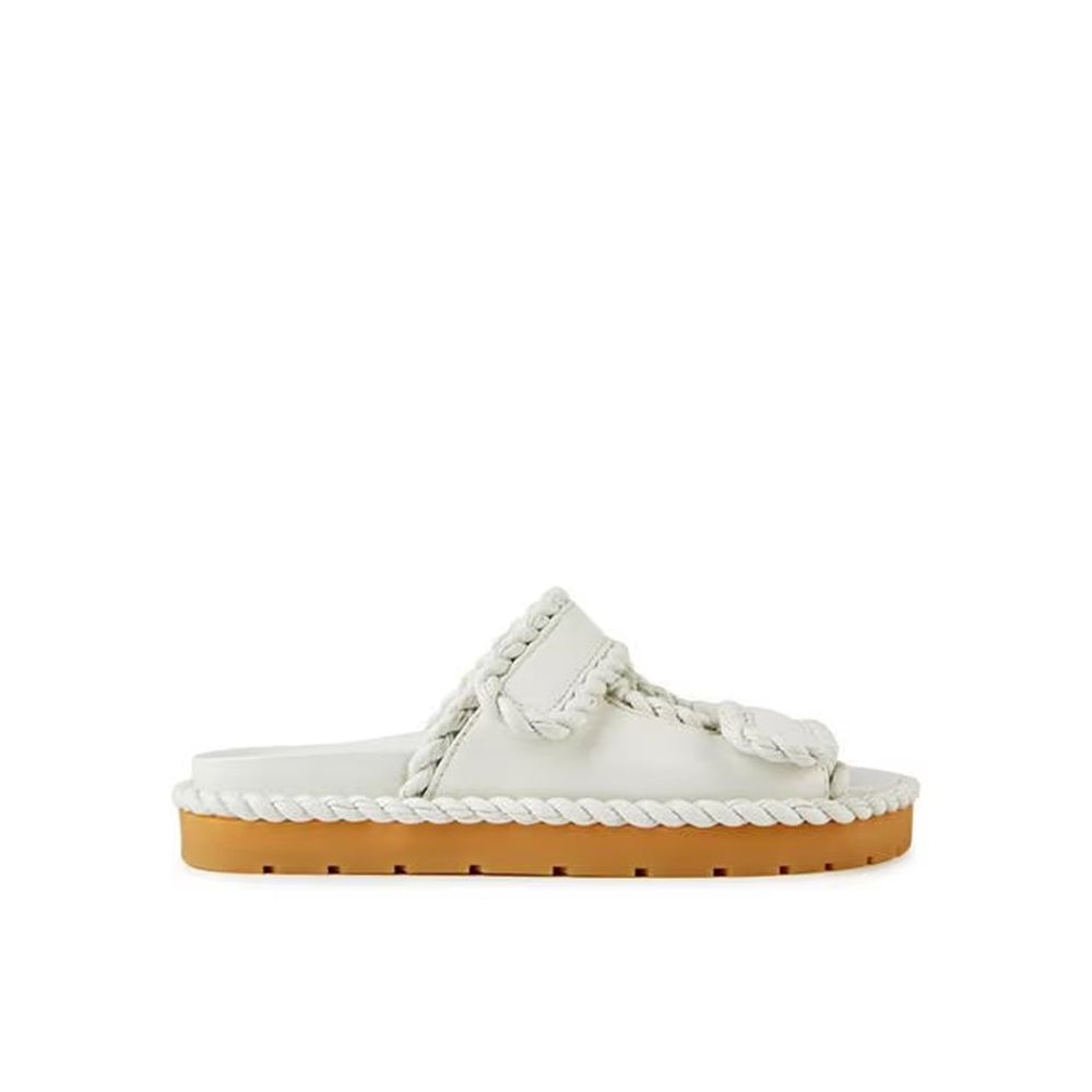 Sandales Jack Flat Mule beiges