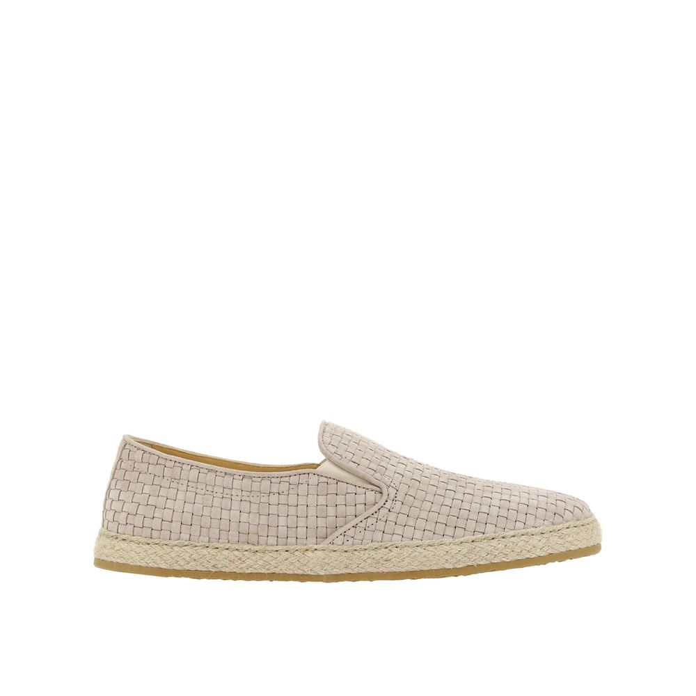 Loafers en cuir intrecio noires