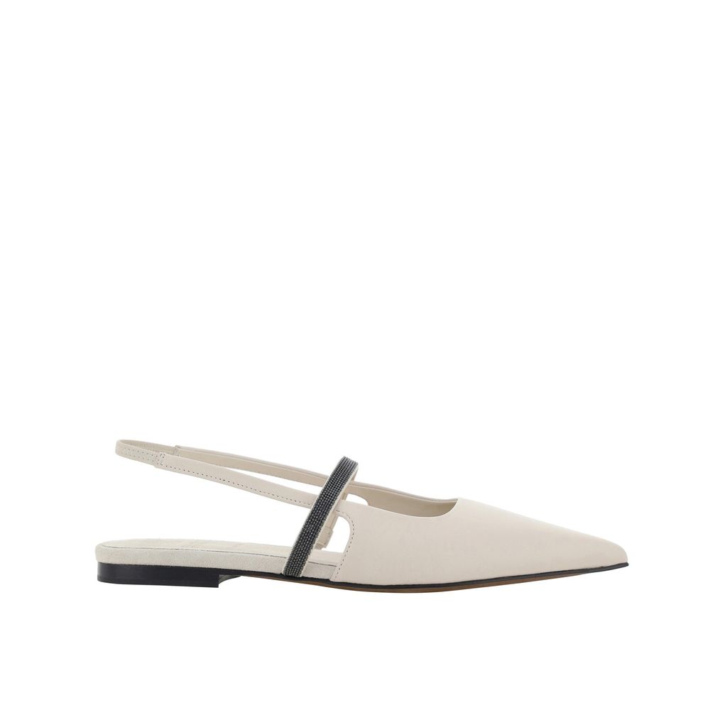 Slingbacks Brunello Cucinelli en cuir noir