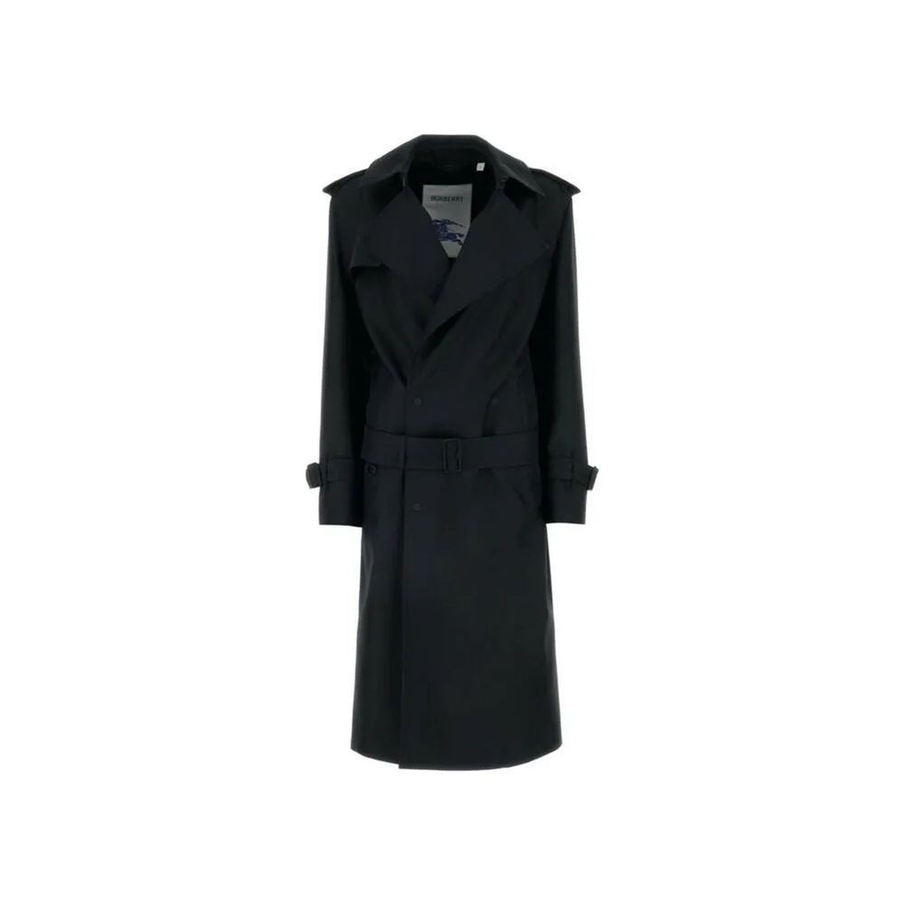 Trench coat Blend en soie noir