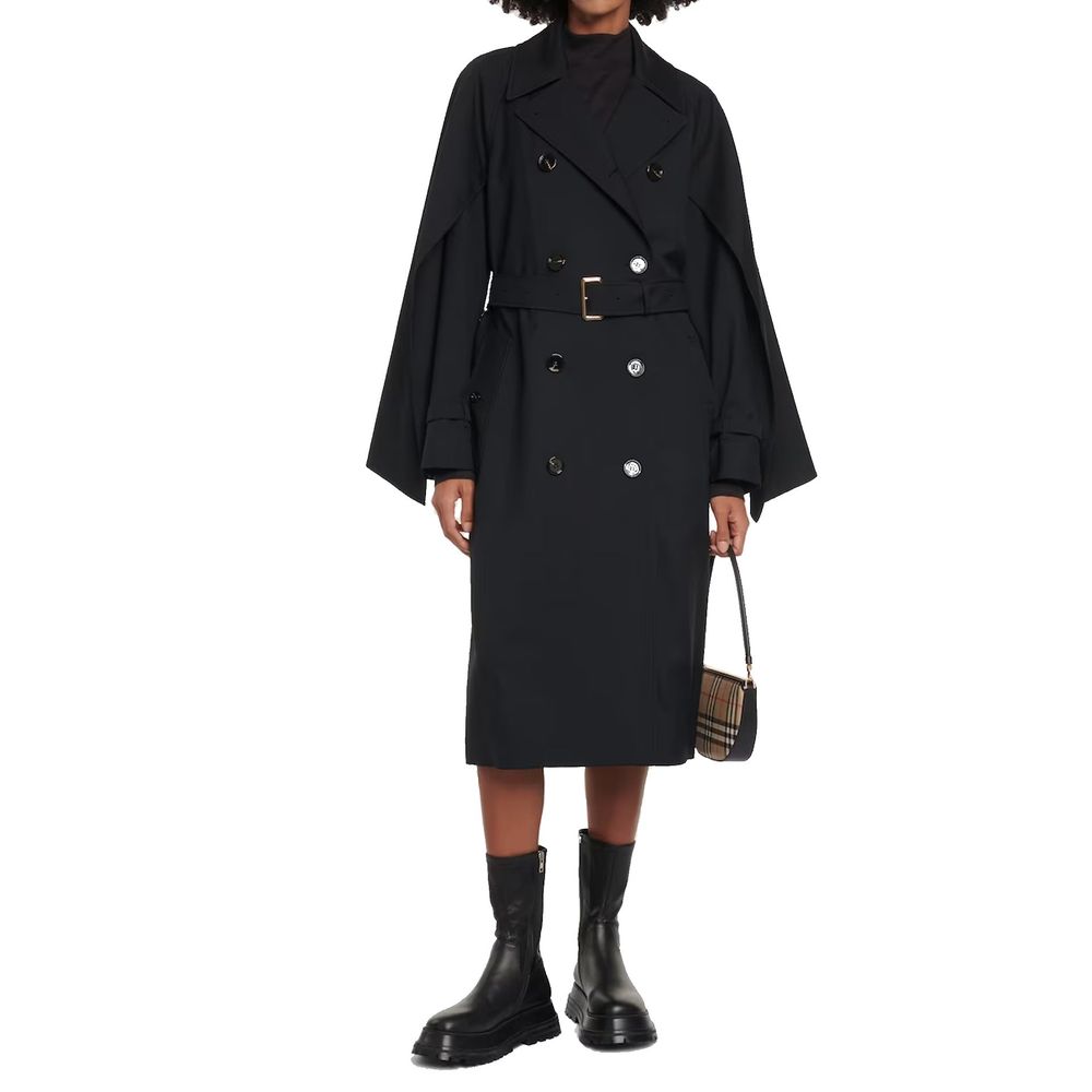 Manteau Blend Wool trench beige