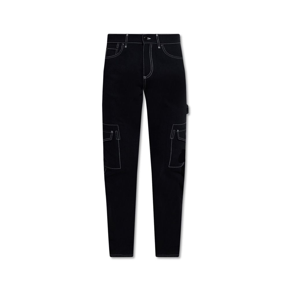 Pantalons cargo Denim bleus