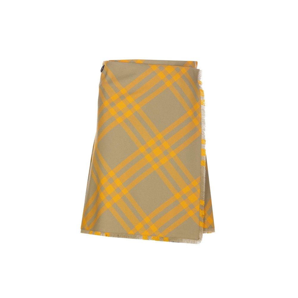 Jupe kilt Femme Made in Italy à motifs checkés