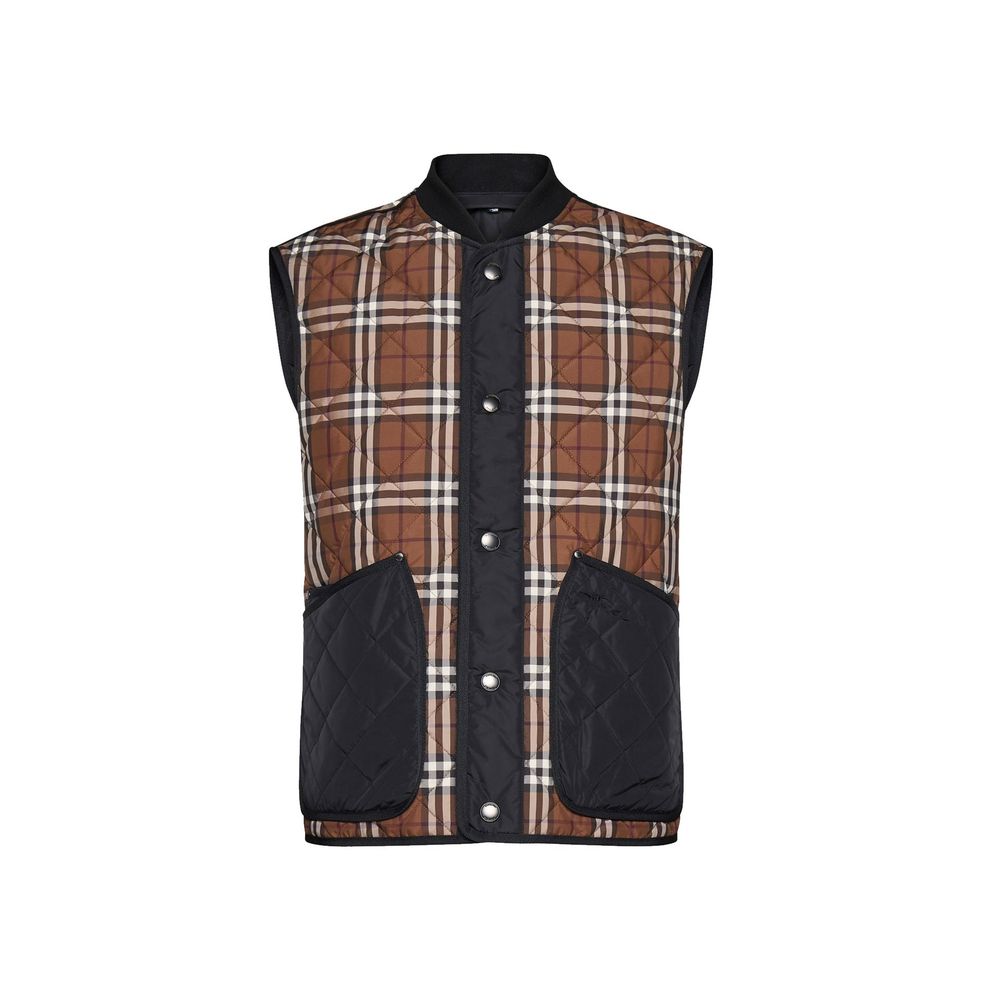 Gilet Weaverton à imprimé check noir
