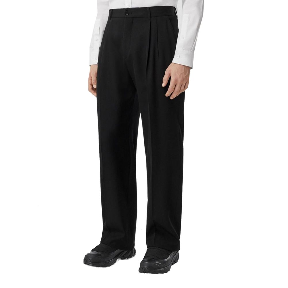 Pantalons 100% Laine Made in Italy noirs
