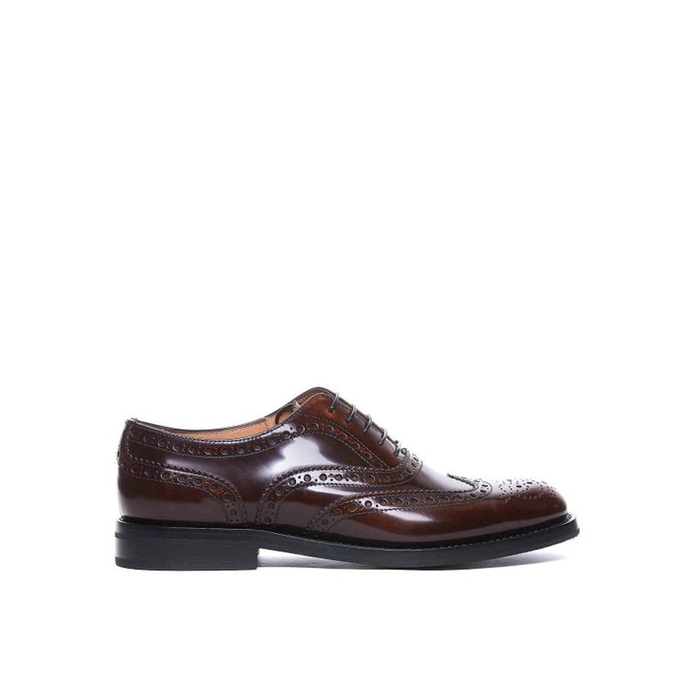 Derbies en cuir femme noires