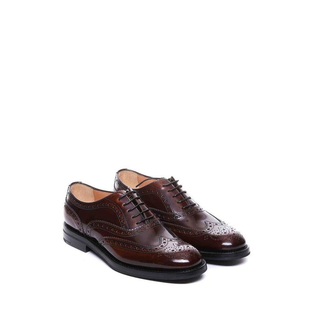 Derbies en cuir femme noires
