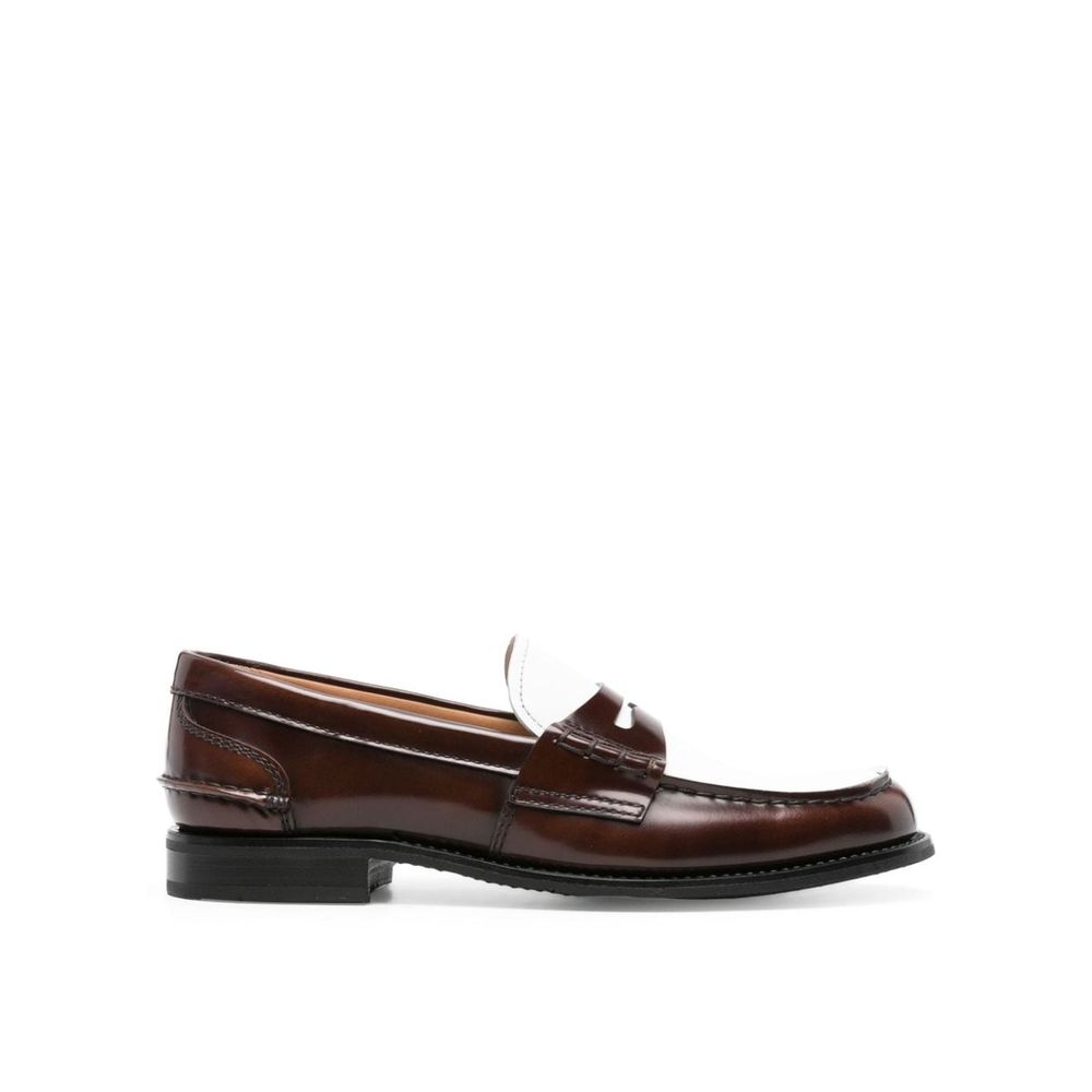 Loafers Pembrey en cuir noirs
