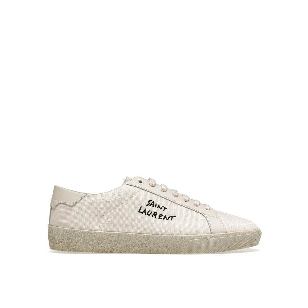 Baskets Saint Laurent Court Classic blanches