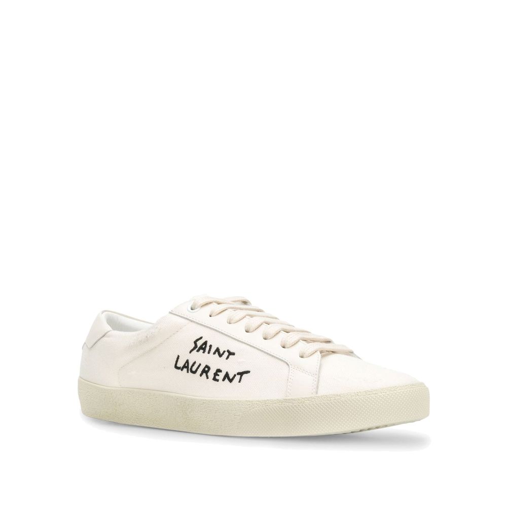 Baskets Saint Laurent Court Classic blanches