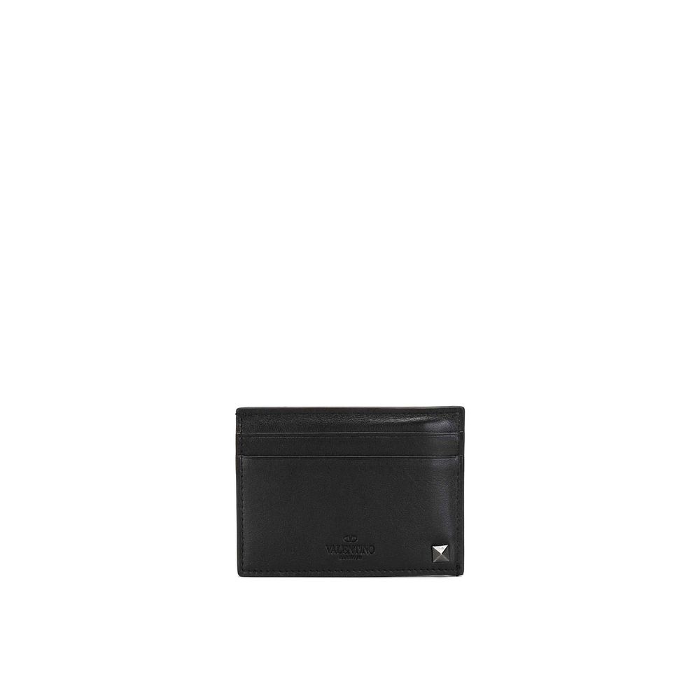 Porte-cartes Valentino rockstud noir