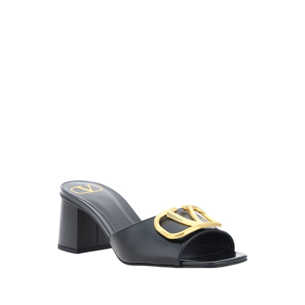 Sandales Vlogo cuir dorées