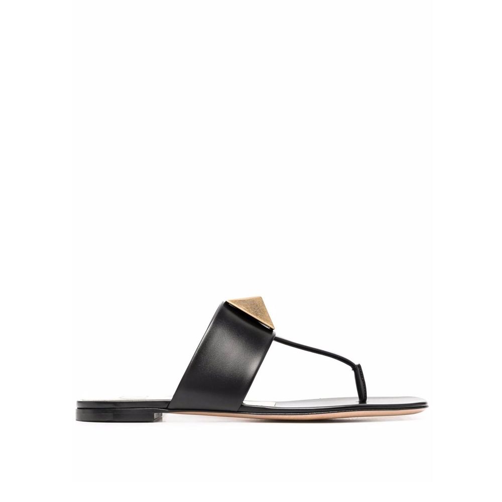 Sandales One Stud cuir noires