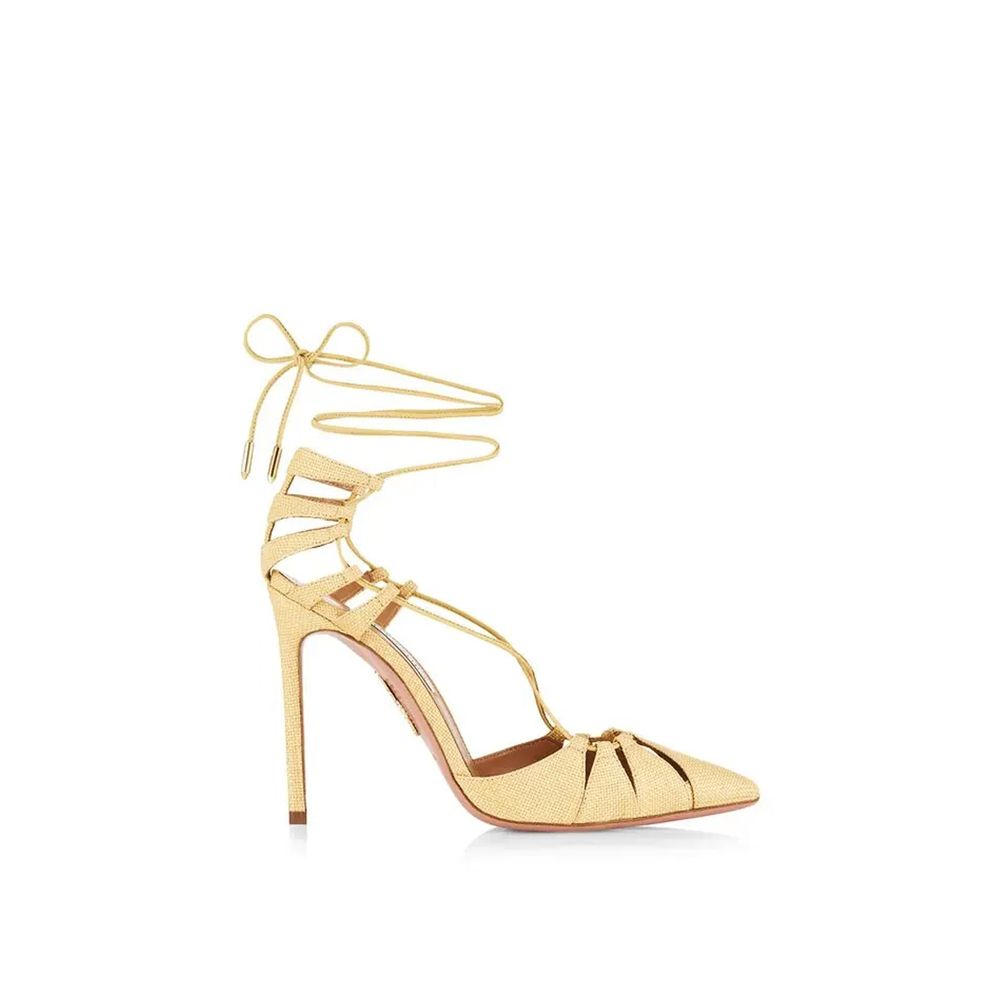 Sandales Aquazzura Bellissima beiges