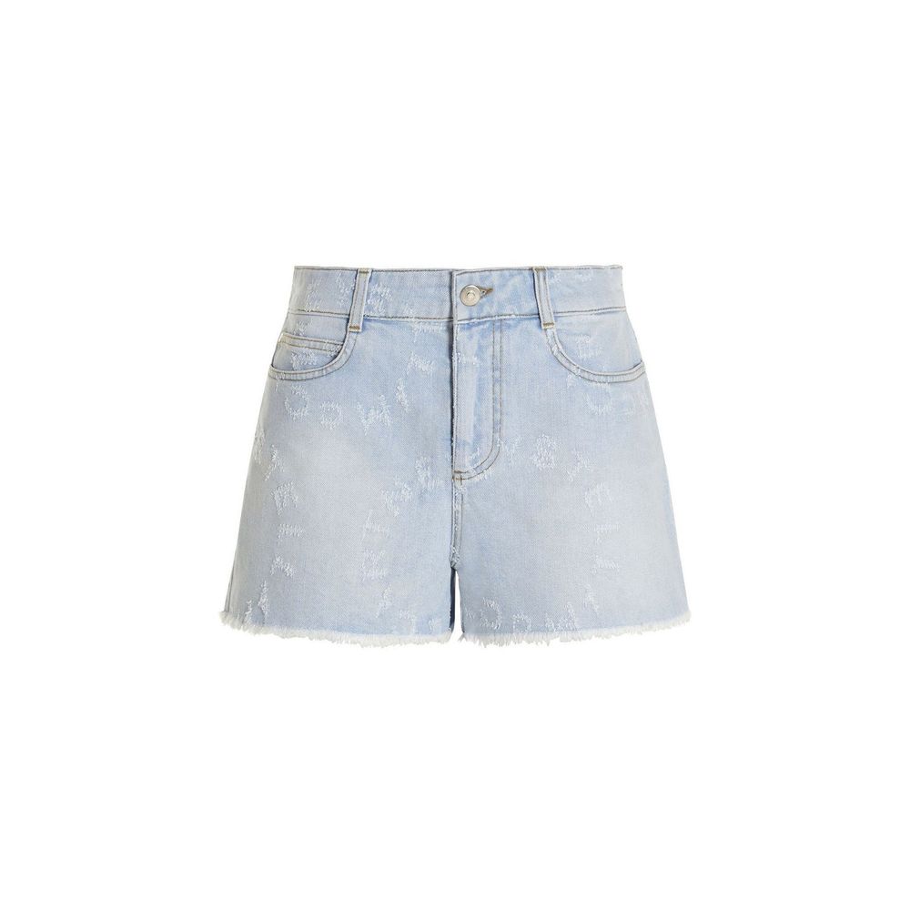 Short Stella McCartney en denim bleu