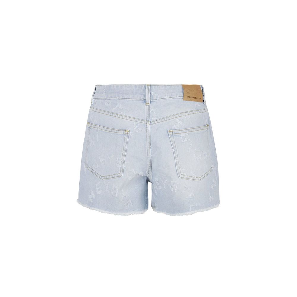 Short Stella McCartney en denim bleu