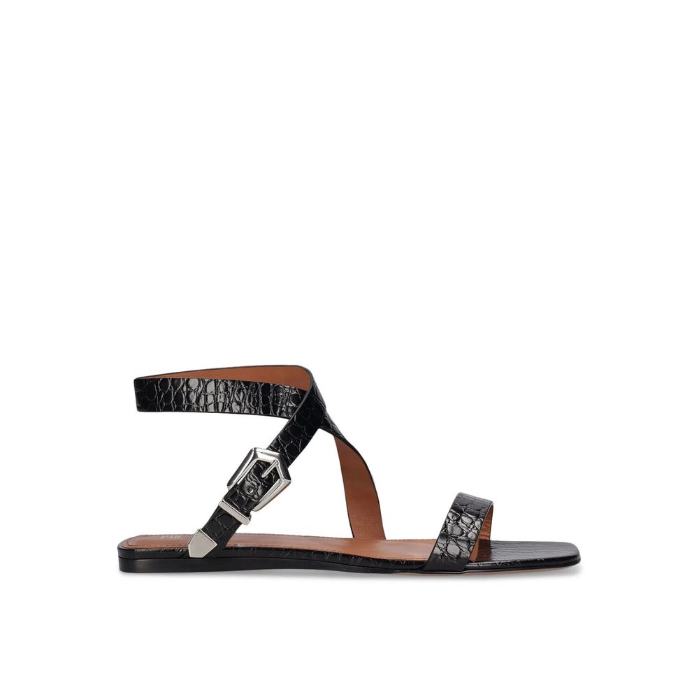 Sandales Lauren Croco en cuir
