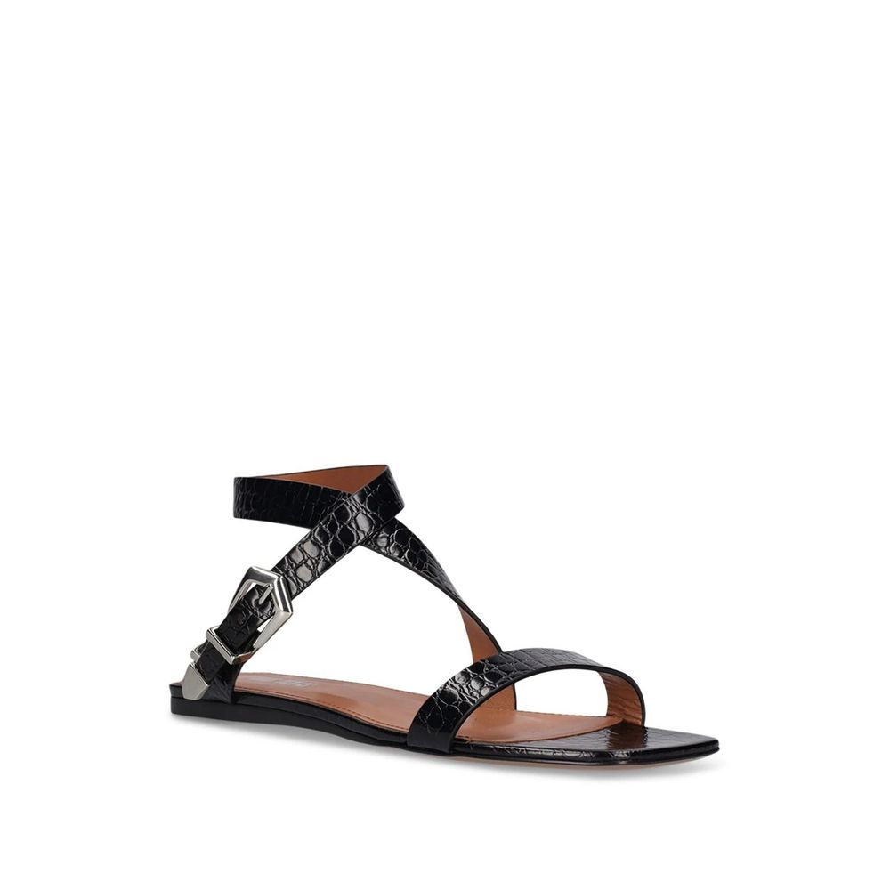 Sandales Lauren Croco en cuir