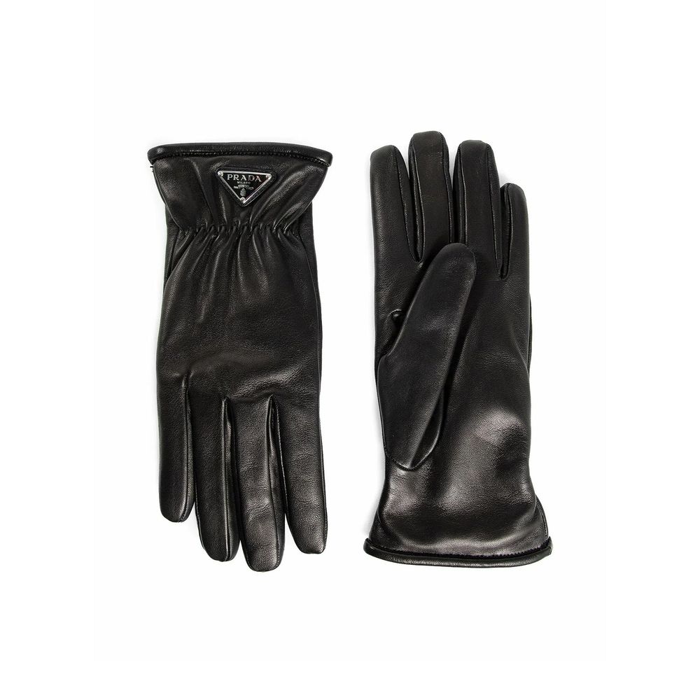 Gants en cuir Lamb Leather noirs