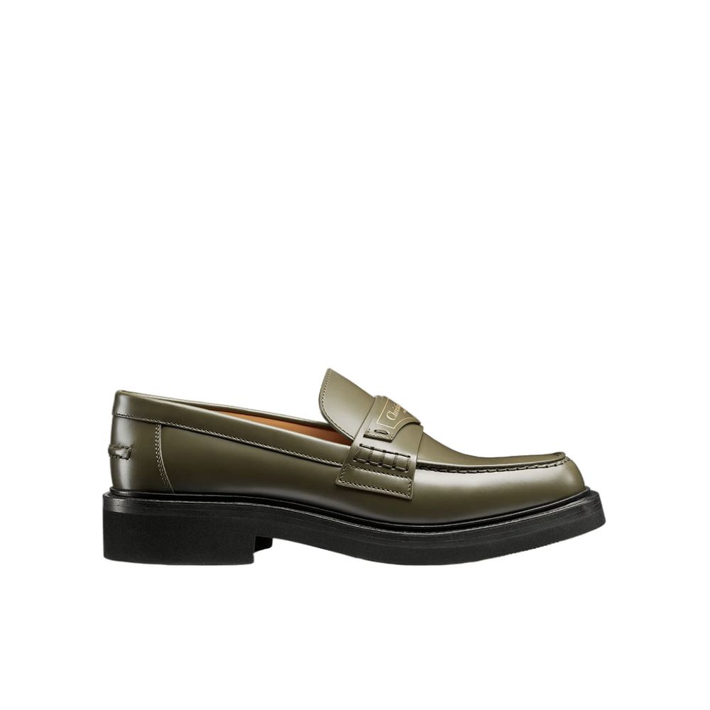 Mocassins en cuir Made in Italy dorés