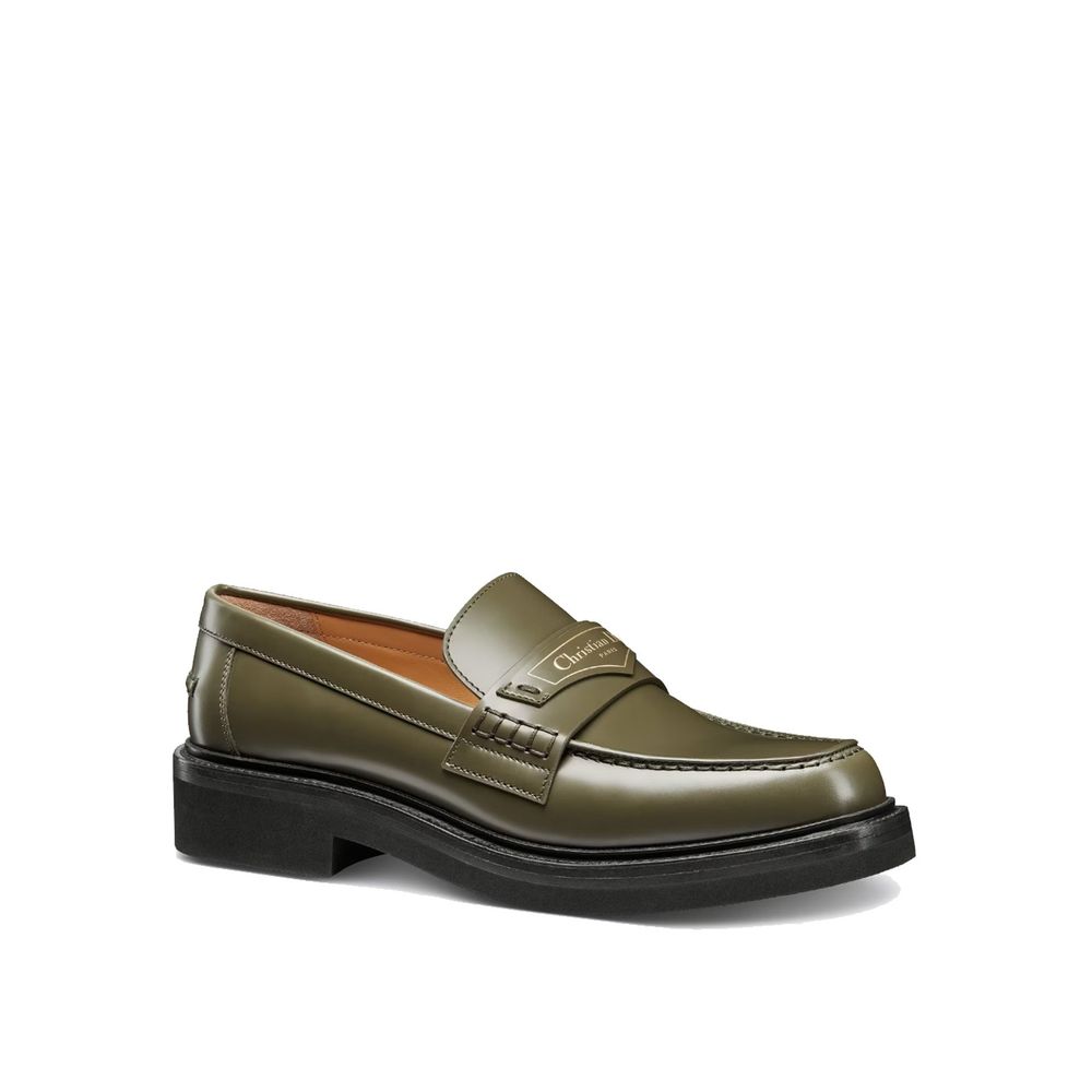 Mocassins en cuir Made in Italy dorés