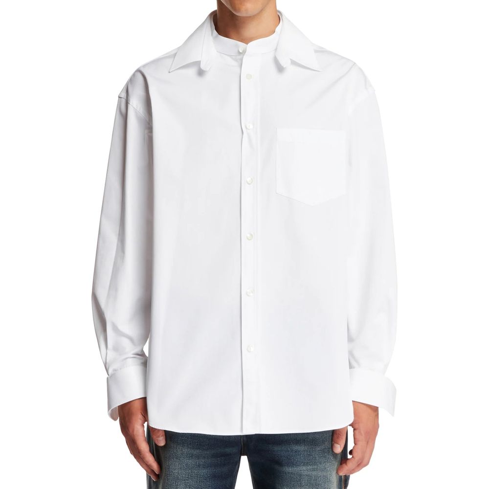 Chemise Gucci à logo blanche