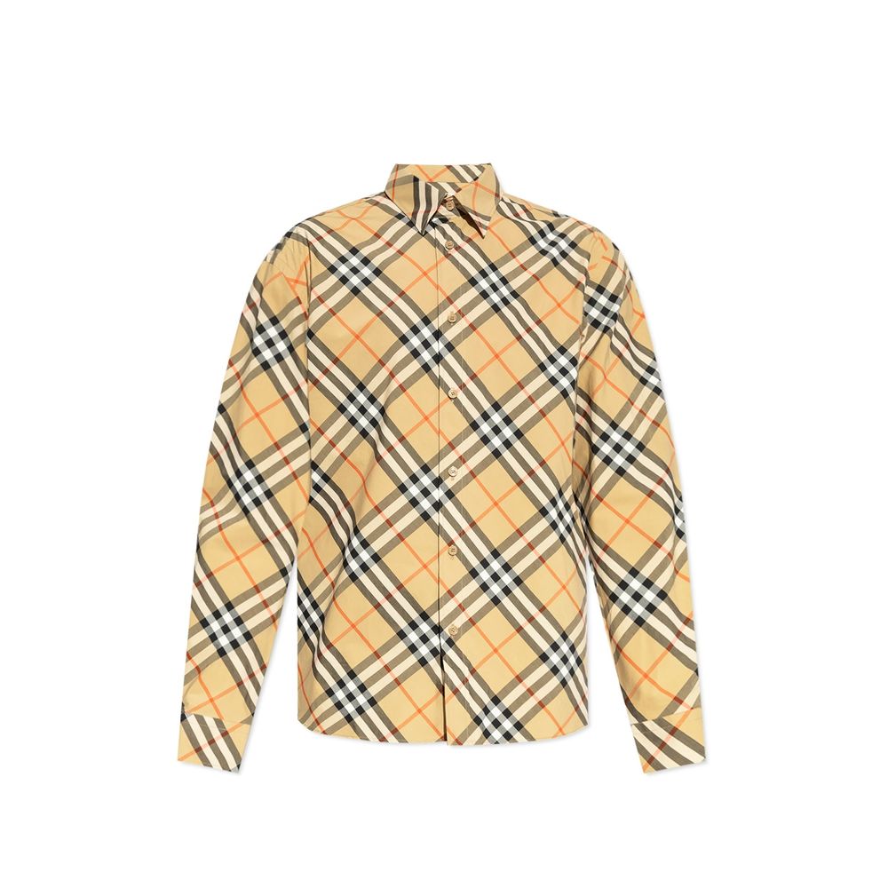 Chemise Checked italienne bleue